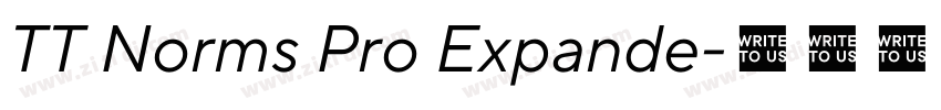 TT Norms Pro Expande字体转换